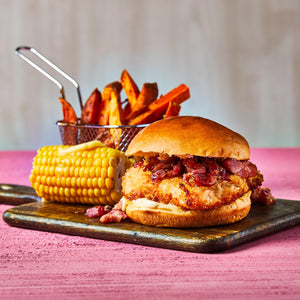 American Chicken Burger With Bacon Jam freeshipping - Boxnest